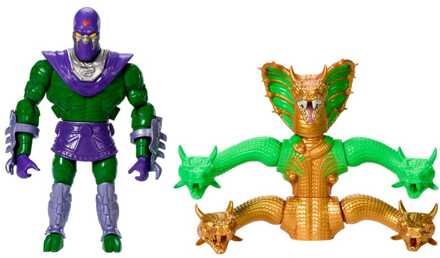 Mattel MOTU x TMNT: Turtles of Grayskull Deluxe Action Figure King Hiss 14 cm