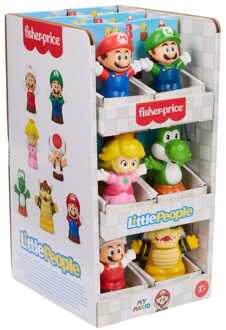 Mattel My Mario Little People Mini Figures 7 cm Display (18)