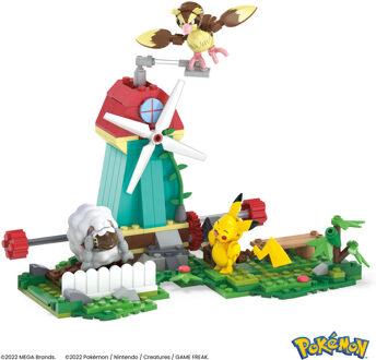 Mattel Pokémon Mega Construx Construction Set Countryside Windmill 15 cm - Severely damaged packaging