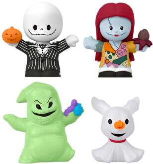 Mattel The Nightmare Before Christmas Fisher-Price Little People Collector Mini Figures 4-Pack 7 cm