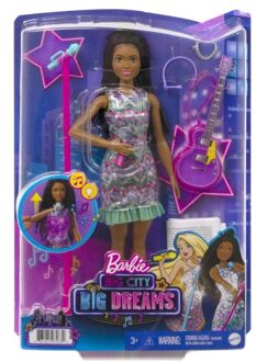 Mattel tienerpop Big City Big Dreams meisjes 30 cm paars/roze Blauw