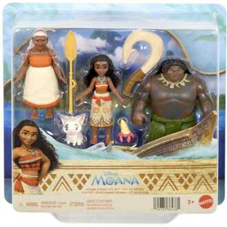 Mattel Vaiana Action Figure 3-Pack Character Set 9 cm