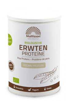 Mattisson Biologische Erwten Proteïne - 350 gram - beperkt houdbaar