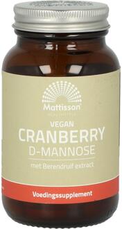 Mattisson / Cranberry D-mannose met berendruif extract - 90tb