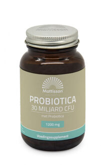 Mattisson Probiotica capsules 1000mg 10 miljard CFU - Flesje met 60 capsules