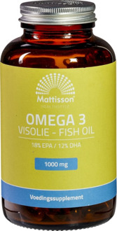 Mattisson Visolie 1000 Epa / Dha 18 / 12 – 120 capsules - Visolie - Voedingssupplement