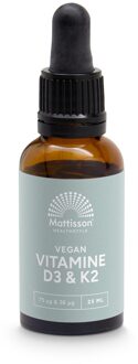 Mattisson Vitamine D3/K2 75 mcg - 25 ml