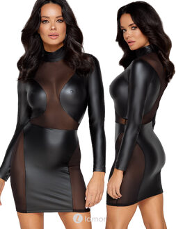 Mattlook mini-jurk met powernet, CC2718316 - Maat: S