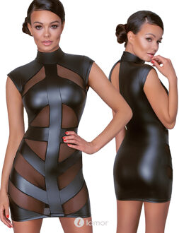 Mattlook mini jurk met powernet inzet, CC2717905 - Maat: S