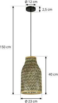 Matvi hanglamp Ø 40 cm van bamboe licht hout