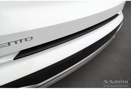 Matzwart Aluminium Bumper beschermer passend voor Kia Sorento IV 2020- 'Riffled Plate' AV240218