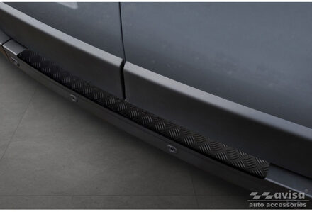 Matzwart Aluminium Bumper beschermer passend voor Opel Movano / Renault Master II 2010-2018 & 20 AV240224