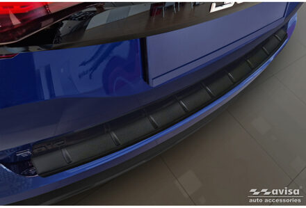 Matzwart RVS Achterbumperprotector passend voor BAIC Beijing 3 (X35) 2023- AV240359