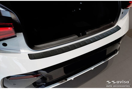 Matzwart RVS Achterbumperprotector passend voor Cupra Born 2021- 'Ribs' AV240374