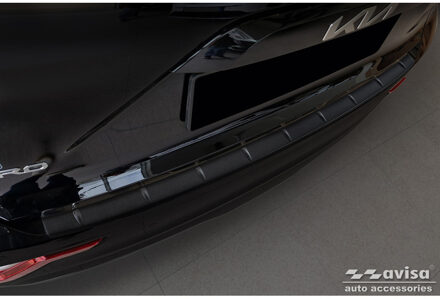 Matzwart RVS Achterbumperprotector voor Kia Niro II Hybrid & Niro II EV (SG2) 2022 AV240357