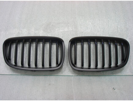 Matzwarte Grills passend voor BMW 1-Serie F20/F21 2012-2015