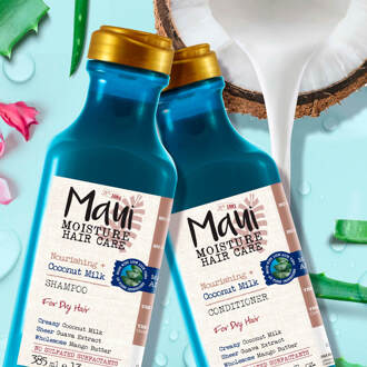 Maui Moisture Nourish & Moisture Coconut Milk Shampoo 385 ml -  vrouwen - Voor Droog haar