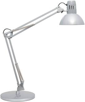 Maul Bureaulamp MAUL Study voet excl.LED lamp E27 zilver