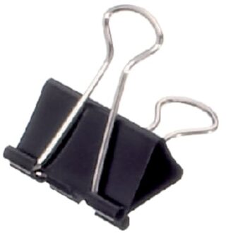 Maul Papierklem maul 213 foldback 32mm zwart 12 stuks