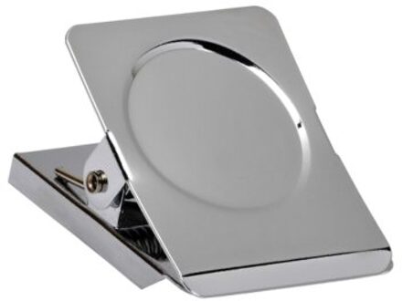 Maul Papierklem maul magnetisch vierkant 40mm zilver