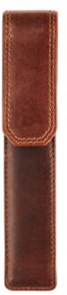 Maverick Pennenetui maverick the original 1-delig leer Bruin
