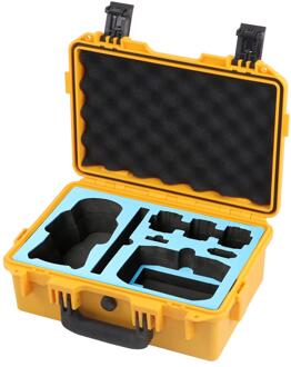 Mavic Air 2 Eva Waterdicht Anti-Explosie Hard Shell Draagbare Reistas Carrying Storage Case Voor Dji Mavic Air 2 Accessoires geel