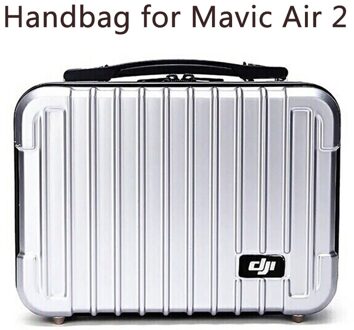 Mavic Air 2 Hardshell Handheld Opbergtas Waterdichte Beschermende Box Draagtas Voor Dji Mavic Air 2 Handtas Draagtas Zilver