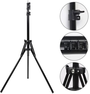 Max Belasting 5kg 2M Zware Metalen Stand Statief Foto Studio Softbox Video Flash Light Stand Fotografie Reflector verlichting Beugel