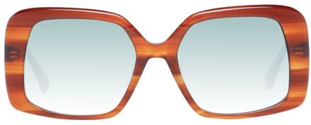 Max & Co Bruine Kunststof Zonnebril - One Size