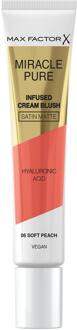 Max Factor Blush Max Factor Miracle Pure Creme Blush 06 Soft Peach 15 ml