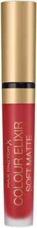 Max Factor Colour Elixir Soft Matte Vloeibaar 4ml (Verschillende Tinten) - Crushed Ruby