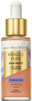 Max Factor Foundation Max Factor Miracle Pure Skin Reset 2 In 1 Serum Foundation 85,5 Medium Cool 30 ml