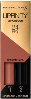 Max Factor Lipfinity Lip Colour 180 Spiritual Lipstick Bruin - 000