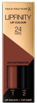 Max Factor Lipfinity Lip Colour 200 Caffeinated Lipstick Bruin - 000