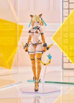 Max Factory Bunny Suit Planning Plastic Model Kit PLAMAX BP-02 Sophia F. Shirring Tiger Armor Ver. 16 cm