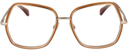 Max Mara Acetaat Montuur Bril - maat Bruin
