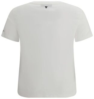 Max Mara Bloemenprint Relaxed T-shirt Wit
