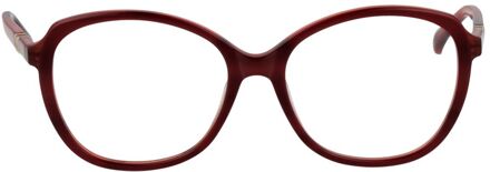 Max Mara Bordeaux Mode Bril Donkerrood - One Size