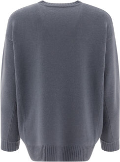 Max Mara Breigoed Blauw - L