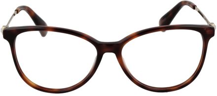 Max Mara Bril met schildpadmontuur Bruin