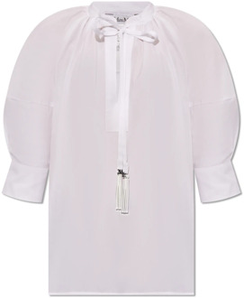 Max Mara Carpi katoenen shirt Max Mara , White , Dames - M,S,Xs,3Xs,2Xs