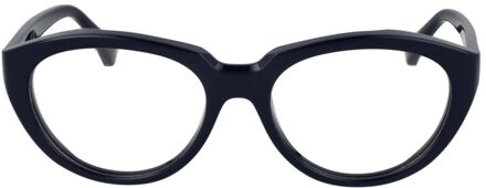 Max Mara Cateye Acetate Oogglazen Navy - One Size