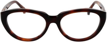 Max Mara Cateye Stijl Frame Bril - maat Donker Bruin