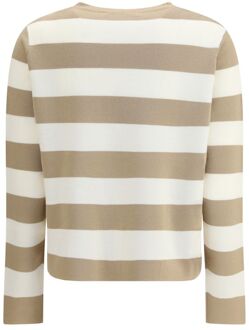 Max Mara Gestreepte Trui - maat Bruin