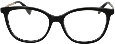 Max Mara Gestroomlijnd Acetate Brilmontuur Zwart - One Size
