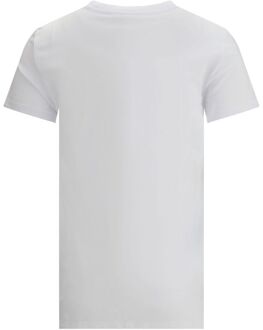 Max Mara Grafisch Print T-shirt Korte Mouwen Wit
