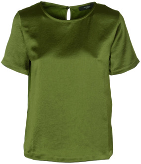 Max Mara Groene Weekend T-shirts en Polos Max Mara , Green , Dames - Xl,L,M,S,Xs