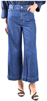Max Mara Klassieke Denim Jeans voor Dagelijks Gebruik Max Mara , Blue , Dames - S,Xs,2Xs,3Xs