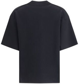 Max Mara Korte Mouw T-shirt Relaxed Fit Zwart