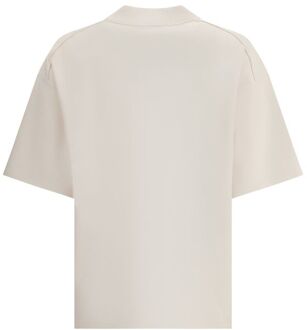 Max Mara Korte Mouwen T-shirt Ivoor